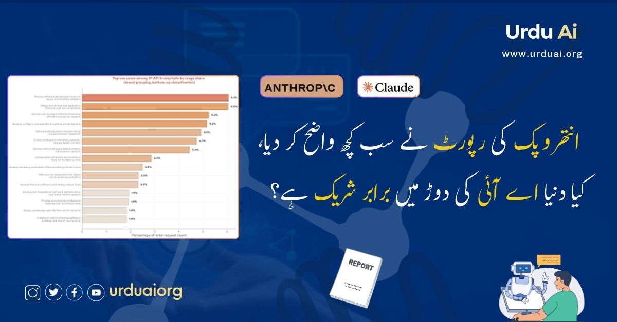 انتھروپک کی رپورٹ: کیا دنیا اے آئی کی دوڑ میں برابر شریک ہے؟