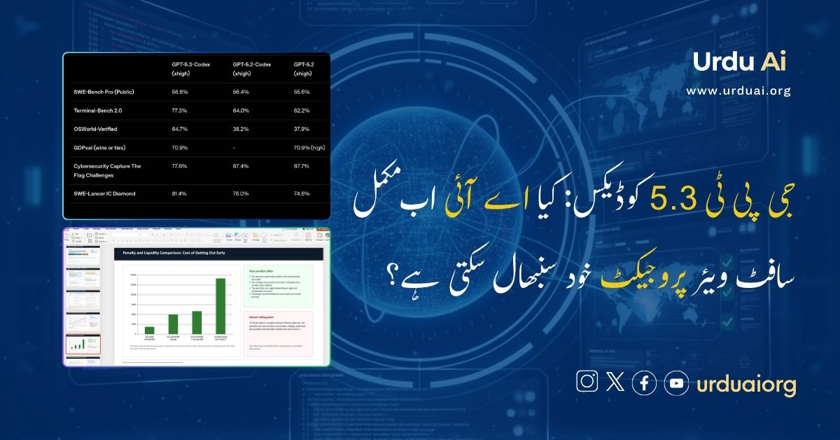 جی پی ٹی 5.3 کوڈیکس: کیا اے آئی اب مکمل سافٹ ویئر پروجیکٹ خود سنبھال سکتی ہے؟