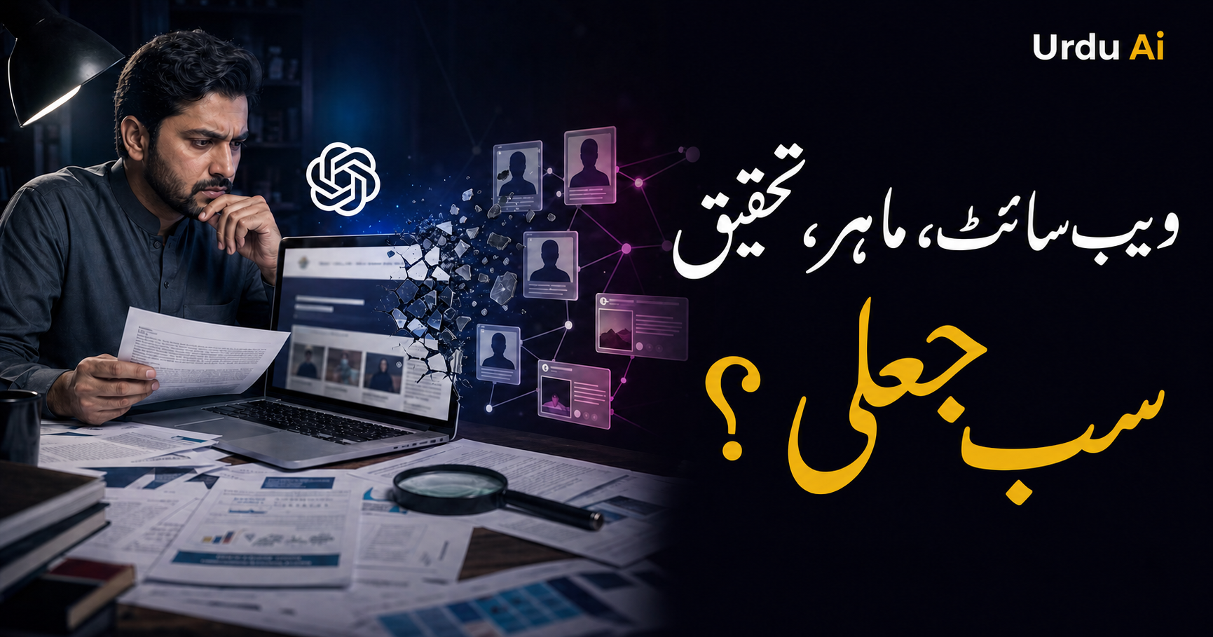 جعلی ماہر، چوری شدہ تحقیق اور AI پوسٹس: انٹرنیٹ پر سچ کیسے پہچانیں؟