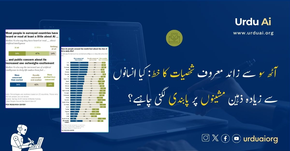 آٹھ سو سے زائد معروف شخصیات کا خط: کیا انسانوں سے زیادہ ذہین مشینوں پر پابندی لگنی چاہیے؟
