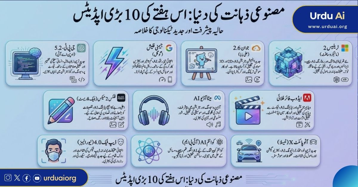 مصنوعی ذہانت کی دنیا: اس ہفتے کی 10 بڑی اپڈیٹس