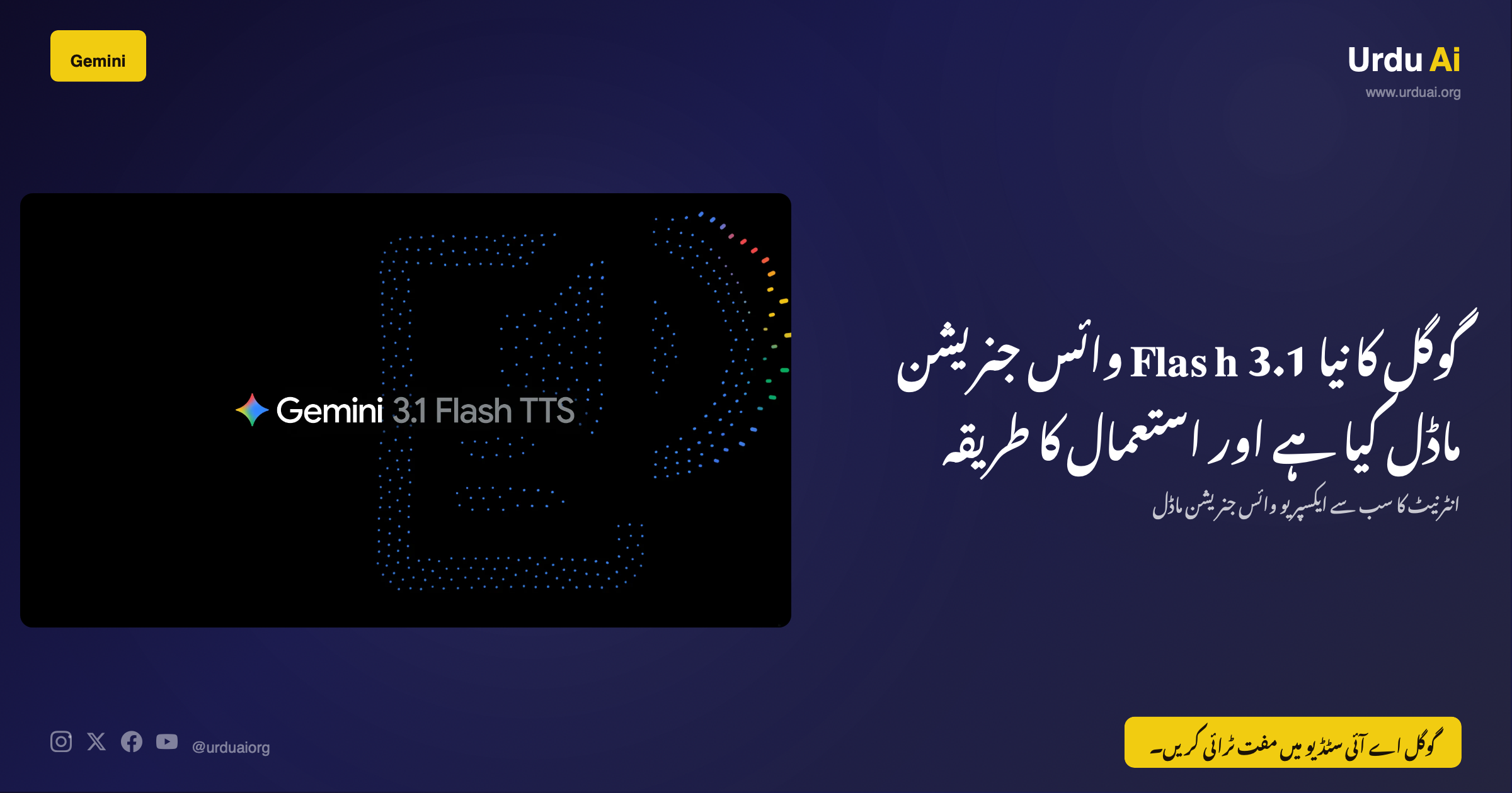 جمینی 3.1 فلیش لائیو: گوگل کا نیا آوازی اے آئی ماڈل اور بہتر استعمال کا طریقہ